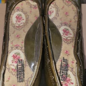 Seychelles Olive Green Flats